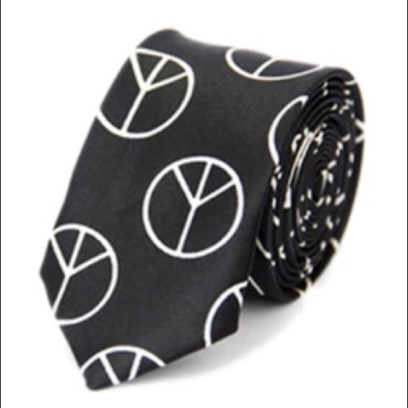 Peace ☮️Skinny Tie - Picture 1 of 2